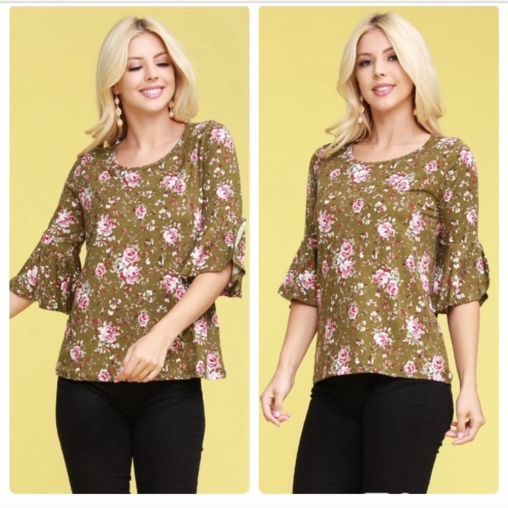 NWT 3PK Olive Top Larger Sizes M L XL Only 1 Left